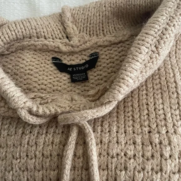 American Eagle Cozy Hoodie Sweater - Picture 3 of 3